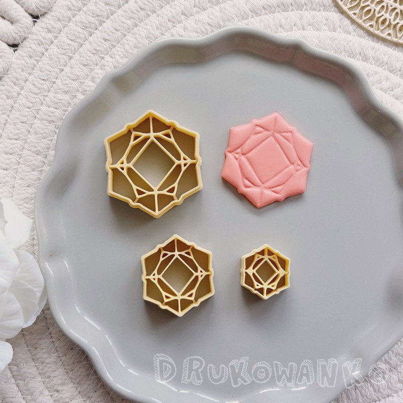 Shape Decoration Triangle Mystical 1 Polymer Clay Cutter For Earring Jewelry
