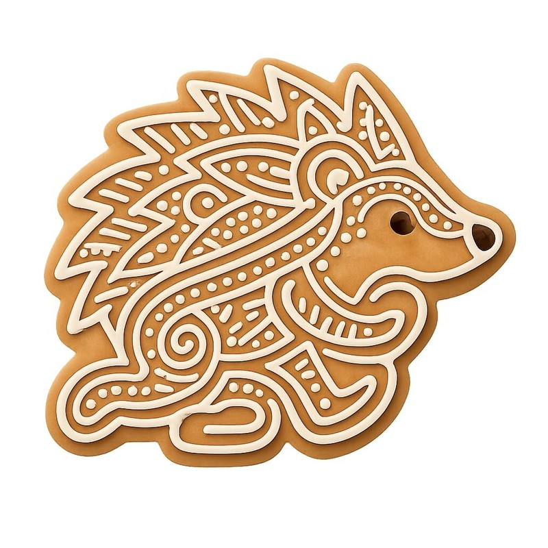Running Hedgehog Cookie Cutter & Stamp - 4x3 Fun Kitchen Baking gallery