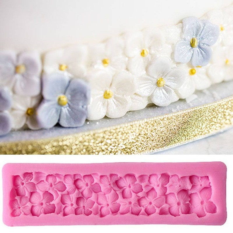 3D Flowers Silicone Cake Mold Fondant Cake Decorating Tools liquid Silicone Mold