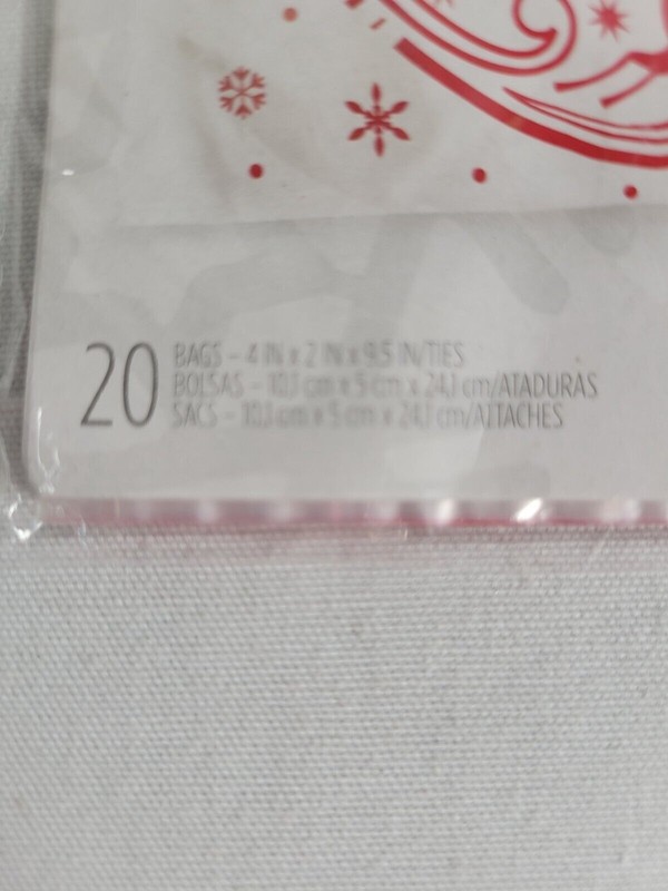 Snowman Christmas Holiday Treat Bags 20 ct from Wilton NEW with Ties gallery