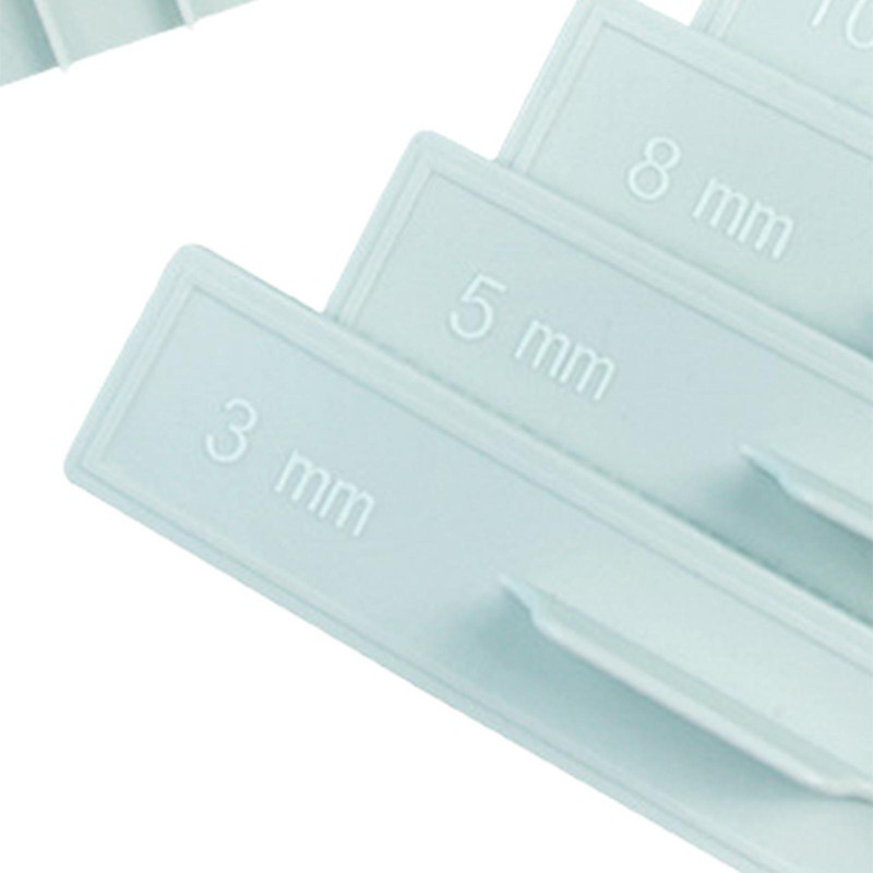 8 Pieces Cake Baking Measure Butter Measuring Ruler for Biscuit Cake Fondant gallery
