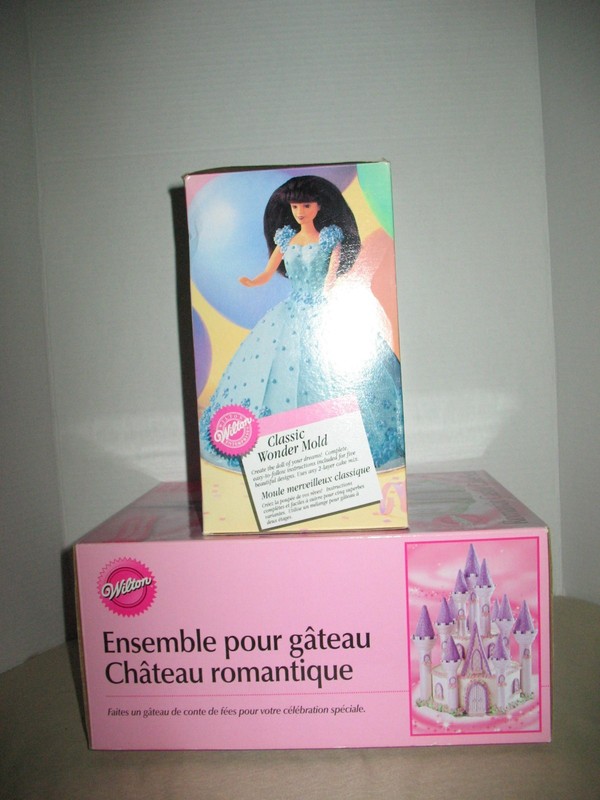 Wilton Romantic Castle Cake Set and Classic Wonder Mold Doll-You Get Both gallery