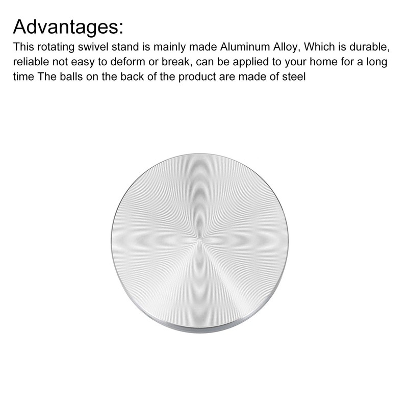 2" Rotating Swivel Stand with Steel Ball Bearings Annular Lazy Susan 0.55" gallery
