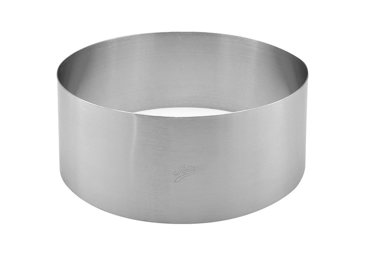 Round Cake Ring Dessert Mold, 3″ High x 7.875″ Diameter, Stainless Steel