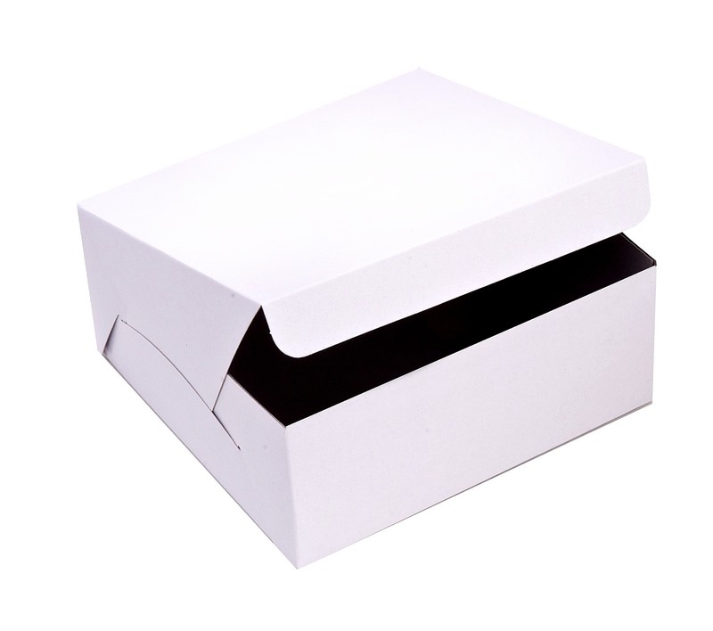 SafePro 12125C 12x12x5.5-Inch Paperboard Cake Boxes, 100/CS