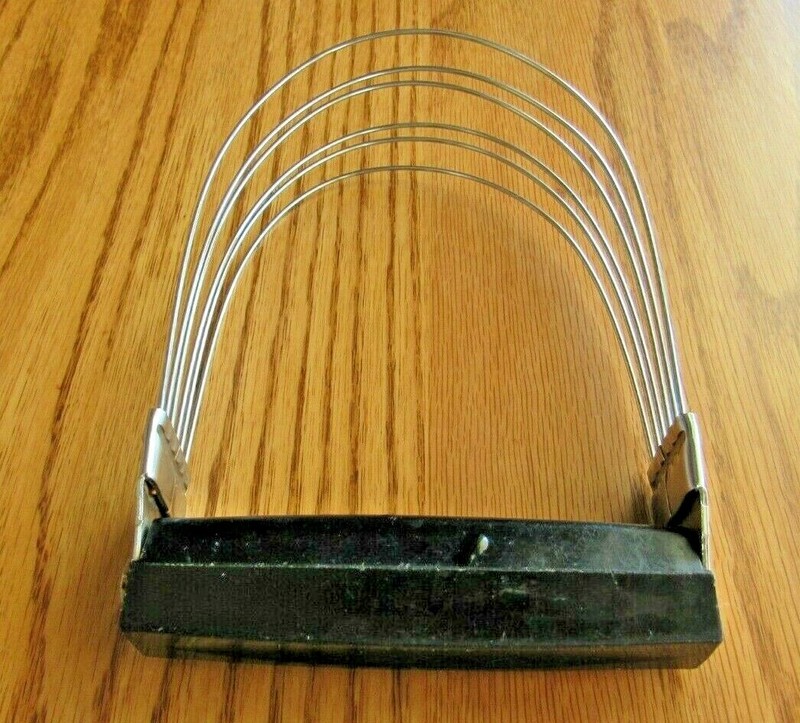 Vintage Pastry Blender Dough Cutter ANDROCK stainless black Acrylic Handle gallery