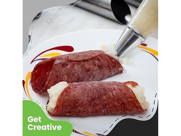 18 Pack Cannoli Tube Mold Set Stainless Steel 4.5 inch gallery
