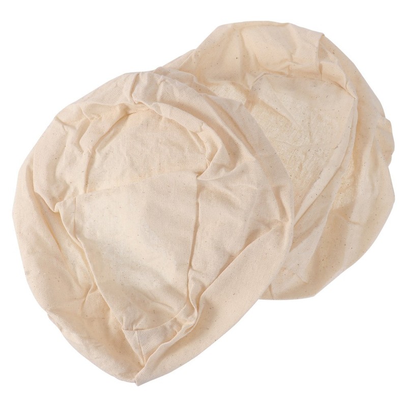 2PCS Oval Bread Basket Cloth Covers Liners for Home Bakery Kitchen gallery