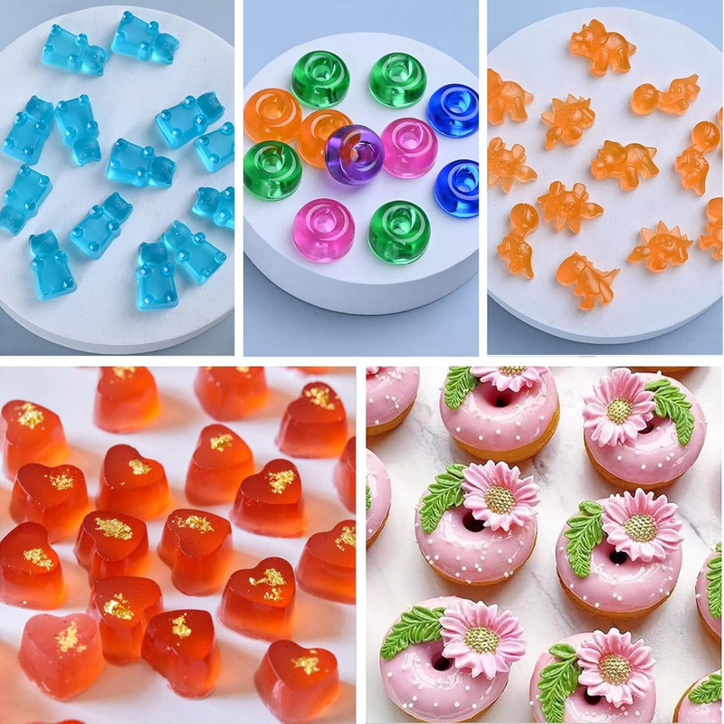 Silicone Gummy Molds Set of 5, Candy Mold 5 with Fruit gallery