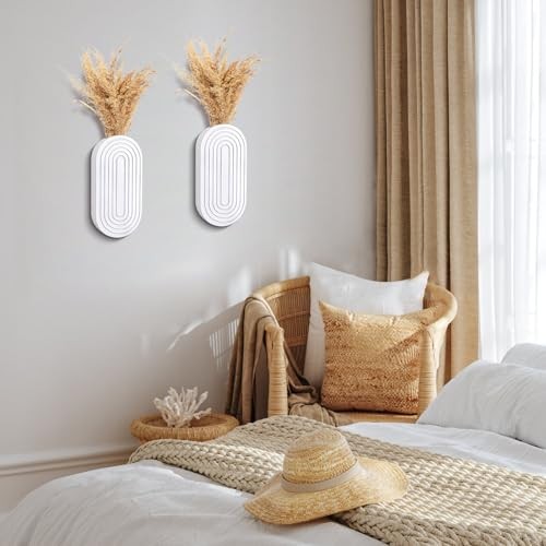 2PCS Wood Wall Planter for Indoor Plants, Wooden Hanging Planter for Dried gallery