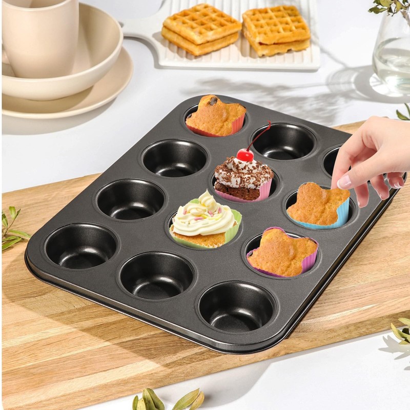 30 Pieces Silicone Cupcake Liners for Lunch Box Accessories, Reusable Lunch B... gallery