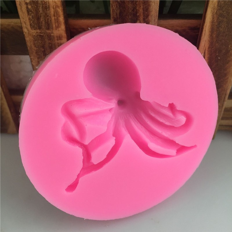 3D Octopus Silicone Resin Mold Cake Chocolate Decoration Pastry Dessert Fondant gallery