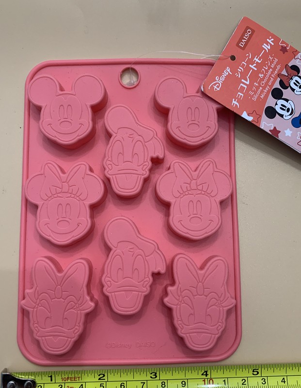 Mickey Mouse Silicon Chocolate Mold, Fondant Mold, Cake Decorating Disney
