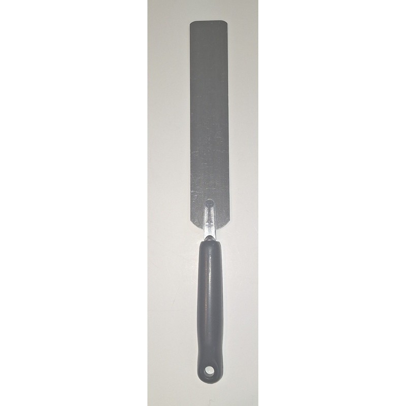 Vintage EKCO Stainless Steel Frosting Spatula 8 Inch Blade Made in USA Black gallery