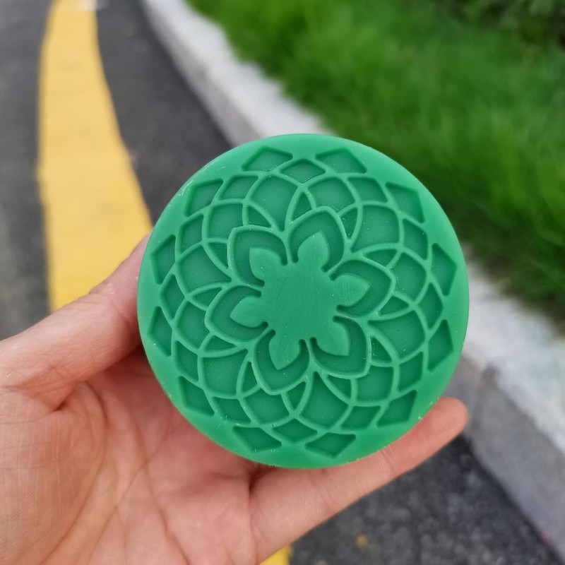Hedume 3 Pack Silicone Soap Molds, 4-Cavity Different Flower Shapes Silicone... gallery