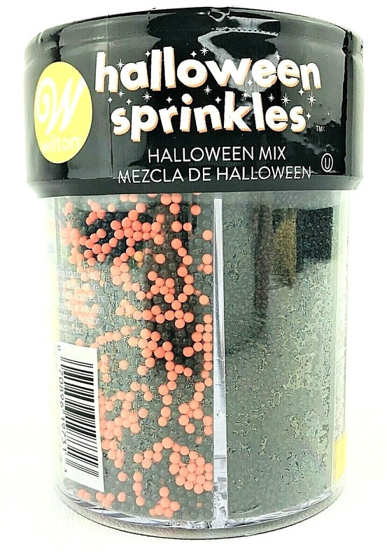 Wilton Halloween Sprinkles Mix Black Orange Decoration Cookie Bake NEW SEALED gallery