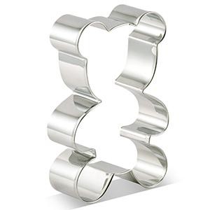 Teddy Bear Cookie Cutter for Baby Shower - 2.7 x 3.9 inches - Stainless Steel gallery
