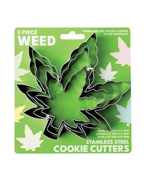 COOKIE CUTTER SETS 3 or 6 PIECE WEED SET