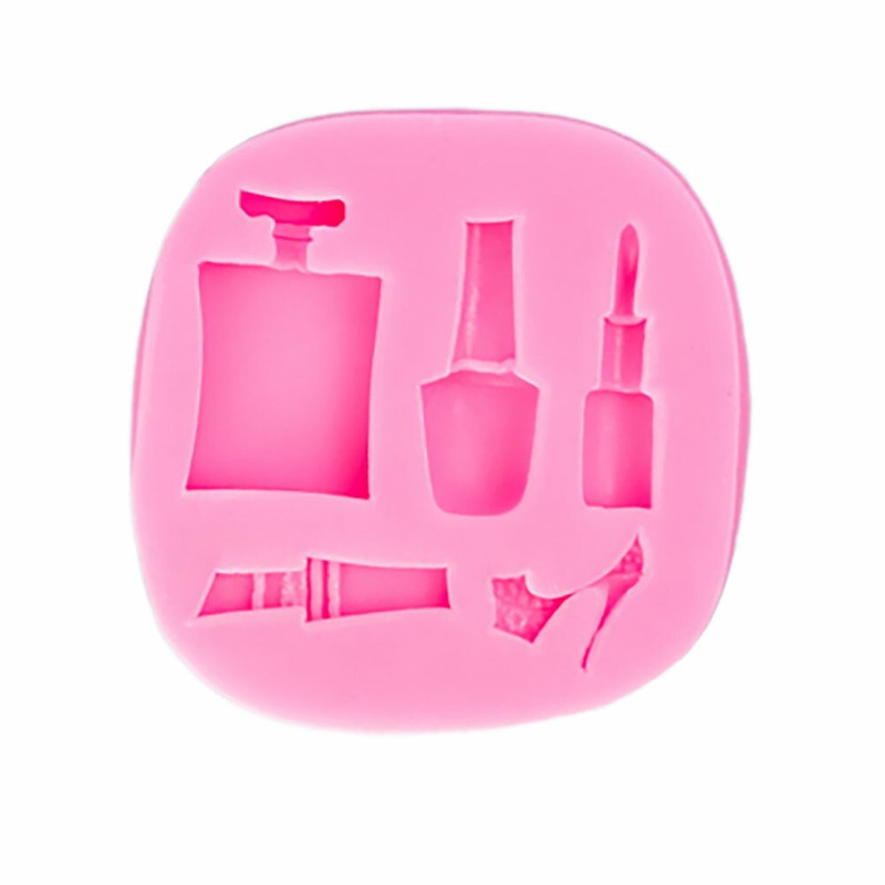 Makeup and Perfume Themed Silicone Mold | Bakell®