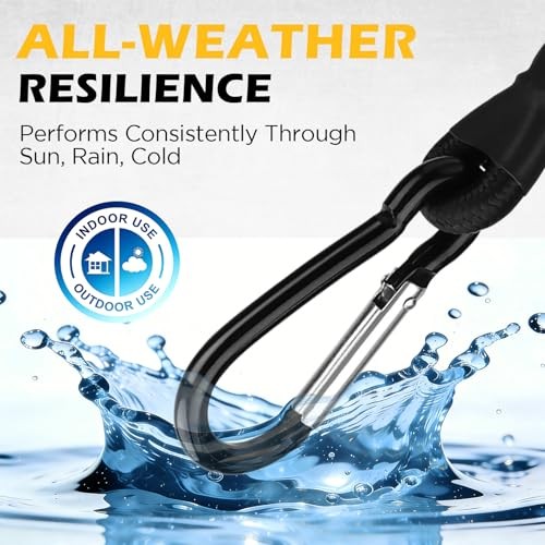 6 Piece Bungee Cords with Hooks - Heavy Duty 24 Inch Carabiner - Outdoor Bungee gallery