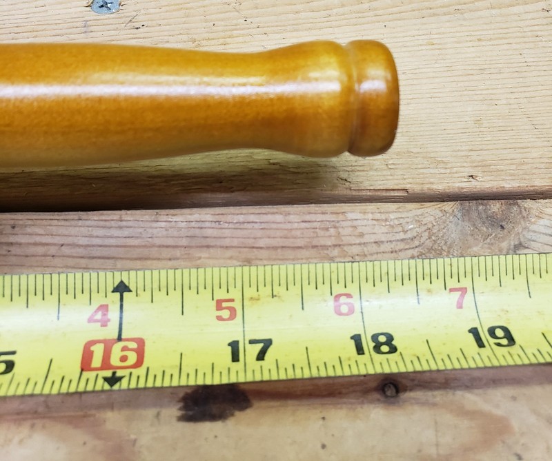 Christmas Ceramic Rolling Pin Wood Handles ~ Gingerbread ~ Hot Cocoa ~ Snowmen gallery