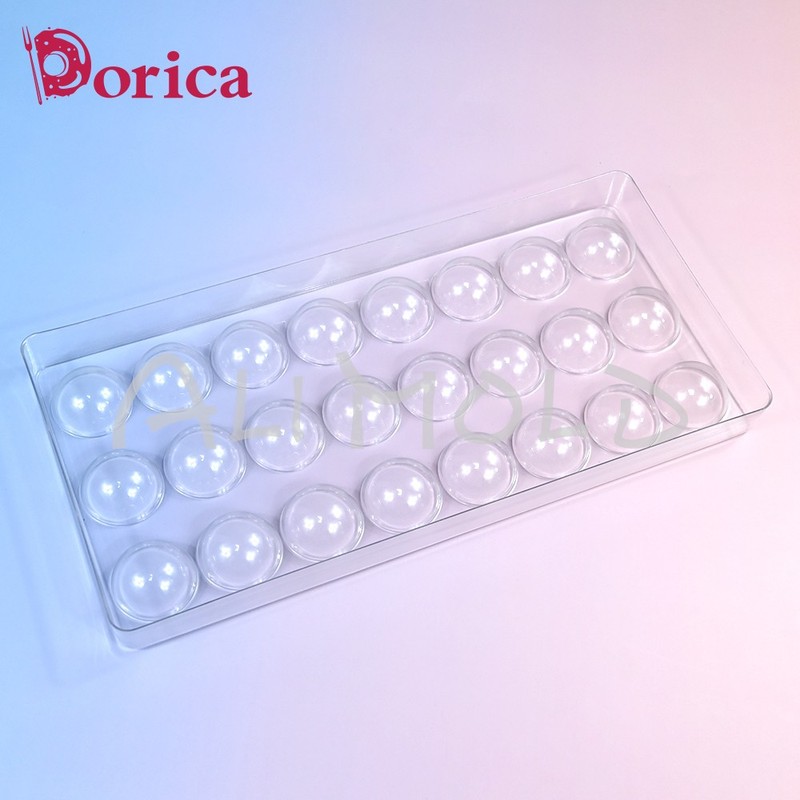 Hemispheric Chocolate Mold Plastic Candy Mould DIY Bonbons Buttercream gallery