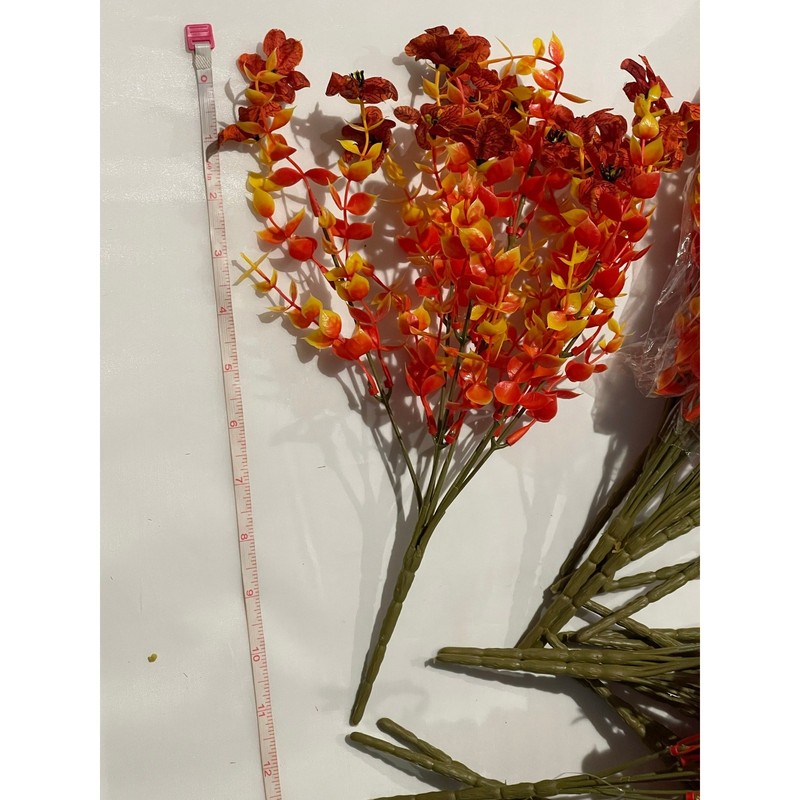 SHareconn 20 Bundles Artificial Fall Flowers Outdoors Decoration, Yellow gallery