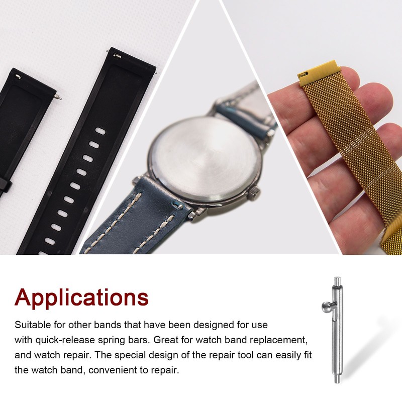 24pcs for Quick Bar 12mm Spring Stainless Steel 1.8mm for Watches gallery