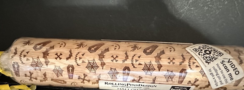 Halloween Embossed Rolling Pin Laser Cut made in France - NEW gallery
