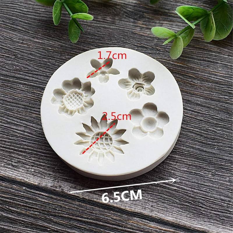 Chrysanthemum Silicone Molds Flowers Chocolate Party Cake Decorating Tools DIY gallery