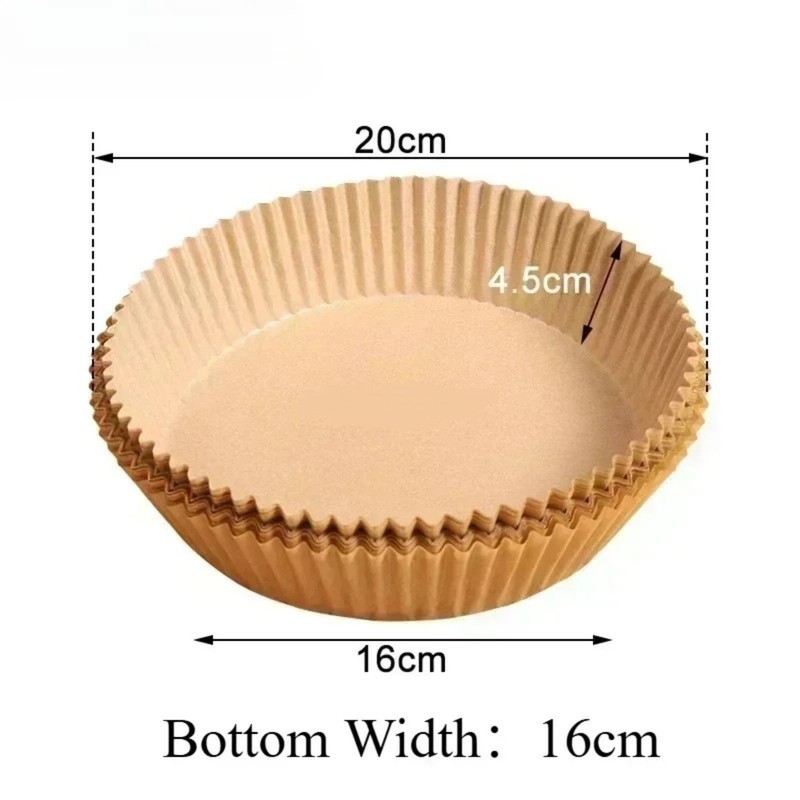 Air Fryer Liners Disposable Parchment Paper Nonstick Oil Proof Basket Inserts