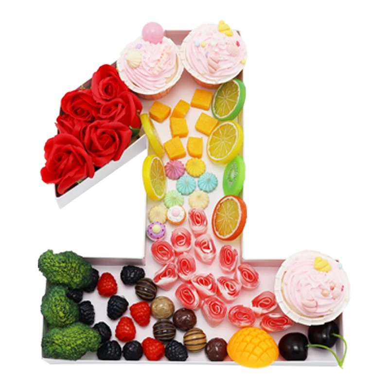 15.2inch Large Cardboard Number for Charcuterie Food Sweet Birthday Anniversa…