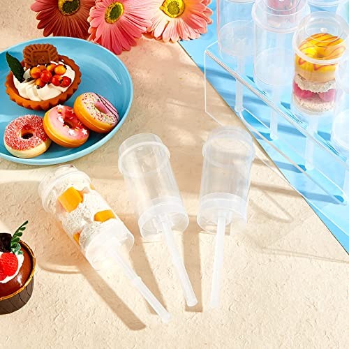 Pcs Cake Molds with Lids, Containers Shooter for Ice Cream, Desserts 120 gallery