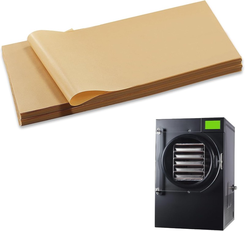 600 PCS Parchment Paper Sheets patible with Harvest Right Freeze Dryer
