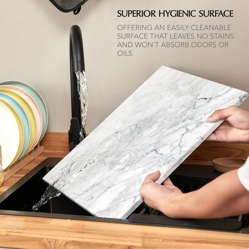 Kitchen Marble Stone Cutting Board - Marble Cutting & Charcuterie Board of 16... gallery