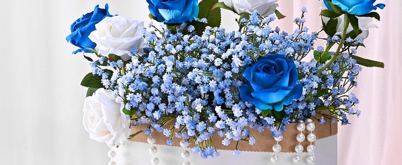 Babys Breath Artificial Flowers, 90 Pcs White Baby Breath Flowers gallery