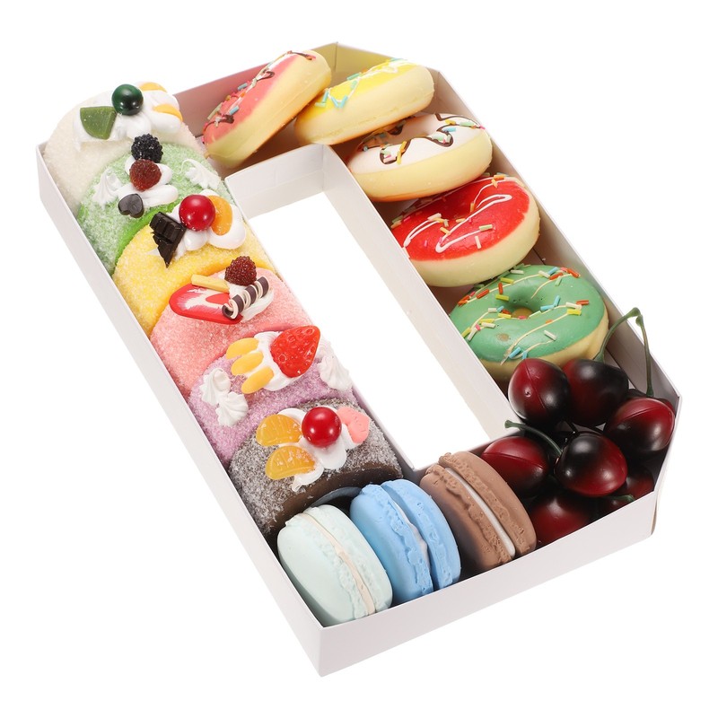 6.7″ Cardboard Number for Charcuterie, Cardboard Food Tray (White Letter D)