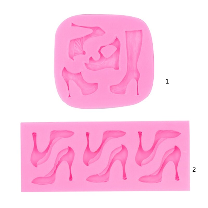 High Heel Shoe Silicone Chocolate 3D Mould Ice Cream Molds Making Gadget gallery
