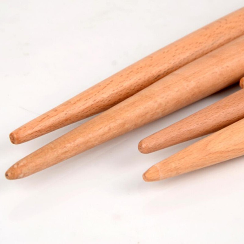 1PC Wooden Rolling Pin Dough Pastry Roller Fondant Cake Noodle Baking Tool gallery