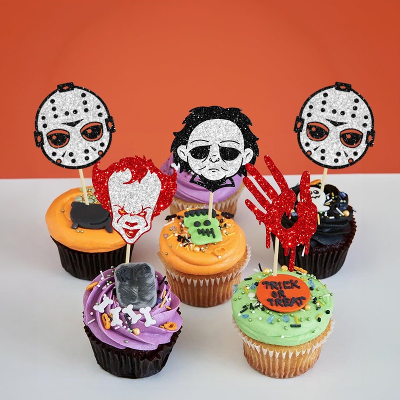 Gyufise 24Pcs Halloween Horror 2 inches x 4.3 inches, Multi 24pcs gallery