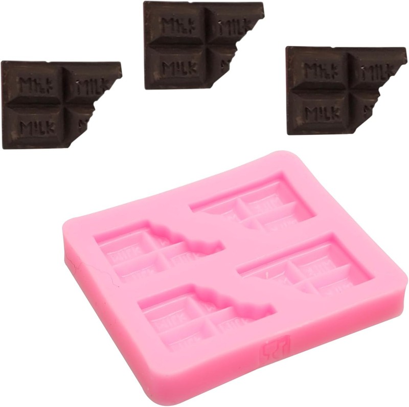 Ice Cream Cones Silicone Molds 6 Pcs, Lollipop Chocolate Fondant Mold for gallery