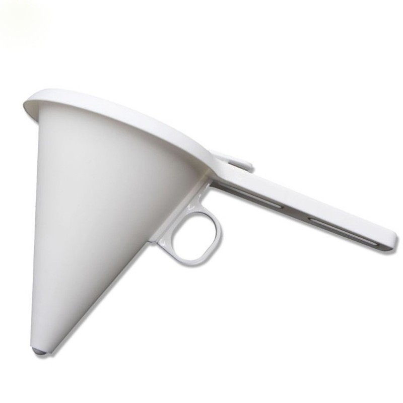 White Baking Funnel for Cake Decorating with Easy Wash and Practical Design