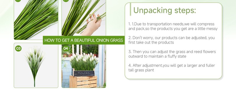 33" Artificial Plants 6 Pa On Tall Grass Greenery, Faux Fake gallery
