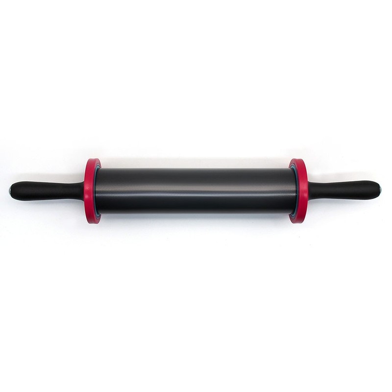 Rolling Pin with Pastry Pizza Baking Roller Adjustable Thickness