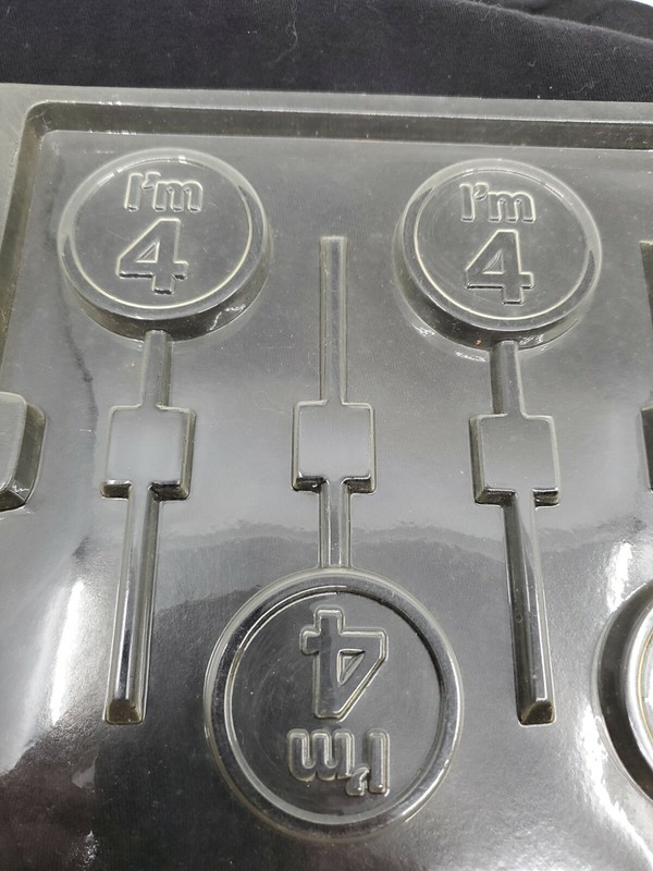 Chocolate Candy Mold IM 4 ROUND LOLIPOP gallery