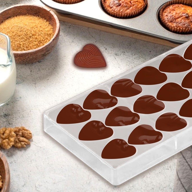 Polycarbonate Chocolate Molds Truffle Mold Easy Release Chocolate Candy Molds... gallery