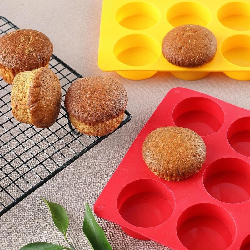 2PCS Silicone Oreo Cookie Chocolate Molds 12-Cavity Round Silicone Baking Mold f gallery