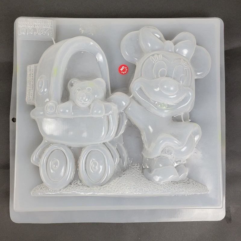 Minnie Mouse Stroller Candy Chocolate Jelly Silicone Mold Intermex 16″ x 16″