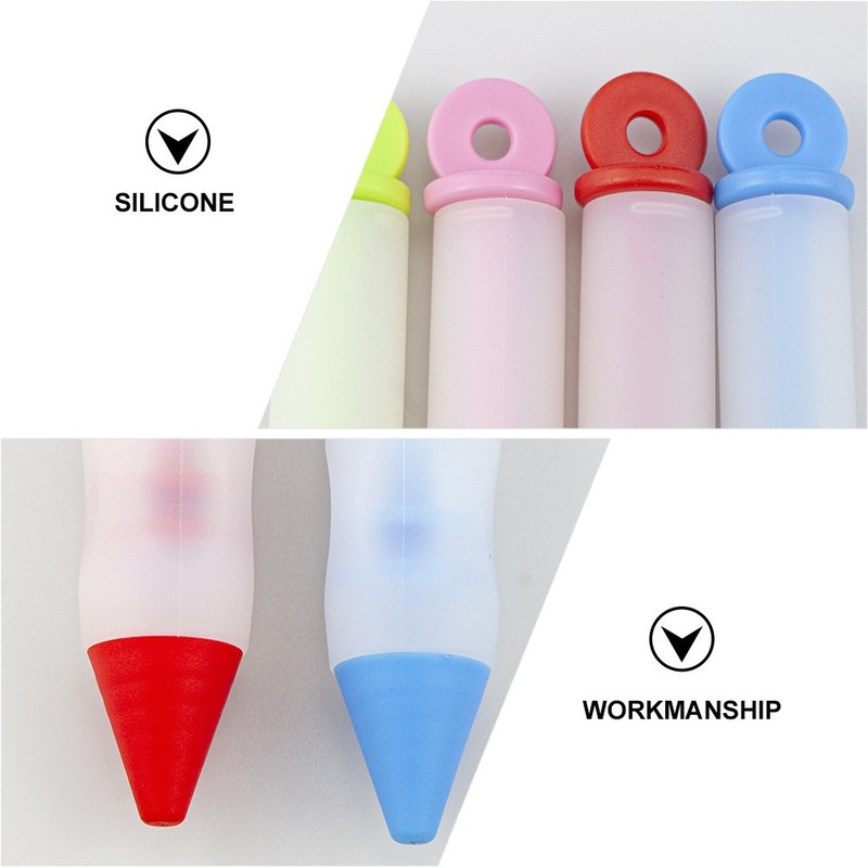 4 Pcs Silicone Cake Decorating Pen Chocolate Pen Baking Tool gallery