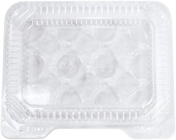 Mini Cupcake & Muffin Containers Clear Clamshell Disposable Cupcake Holder Tray